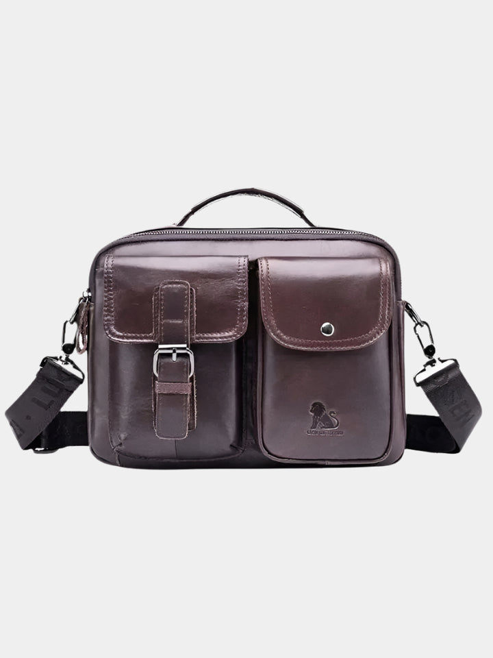 URBAN EXECUTIVE LEATHER MESSENGER