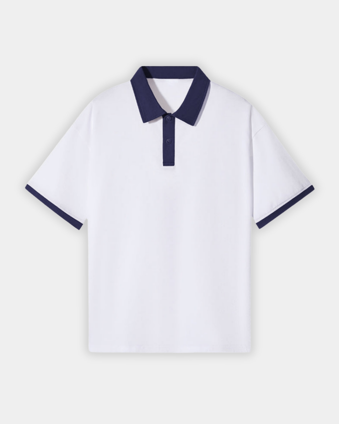 RETRO-POLO MIT KONTRASTKRAGEN