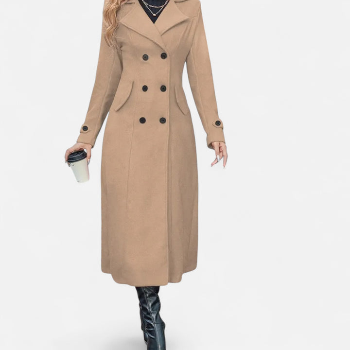 NOMU Lifestyle | Women’s Long Buttoned Coat – Heritage Comfort