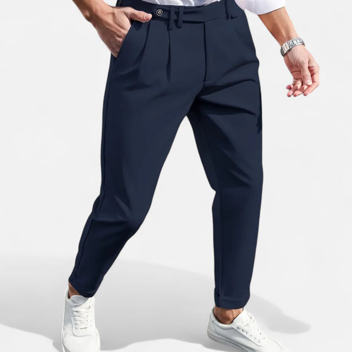 NOMU Lifestyle | Men’s Slim Fit Casual Suit Trousers