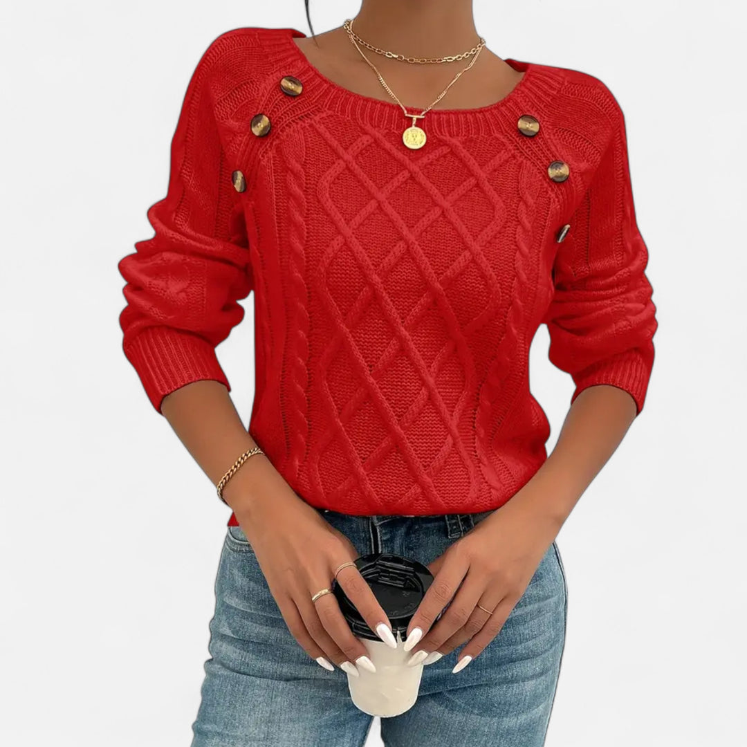 NOMU Lifestyle | Women’s Cable Knit Sweater – Heritage Comfort