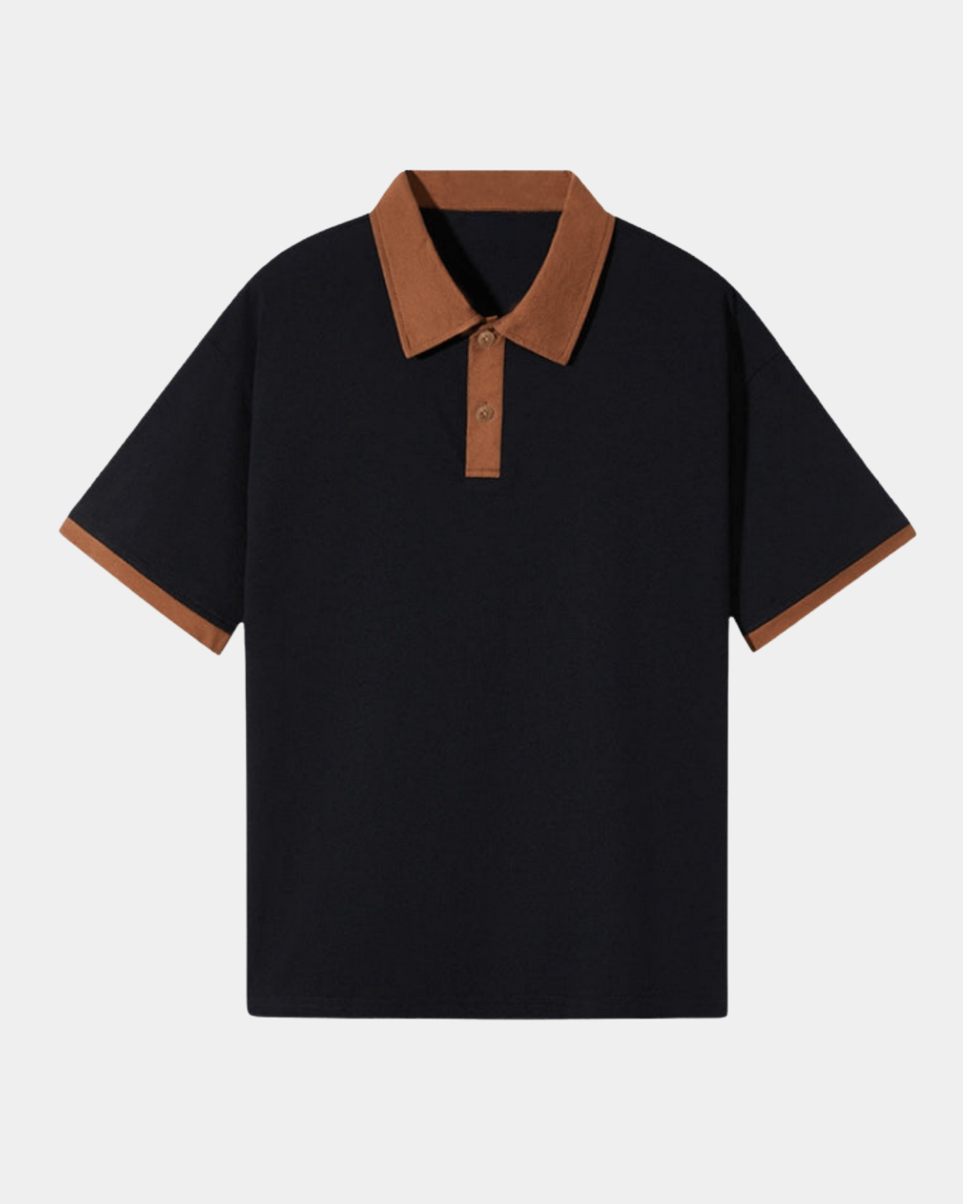 RETRO-POLO MIT KONTRASTKRAGEN