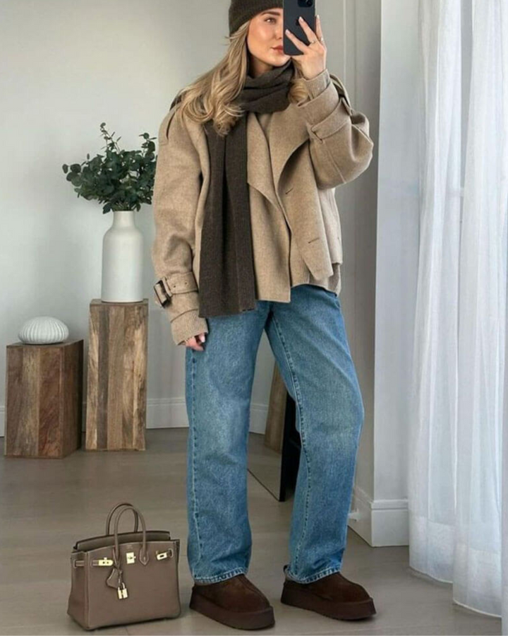 SUEDE PLATFORM BOOTS