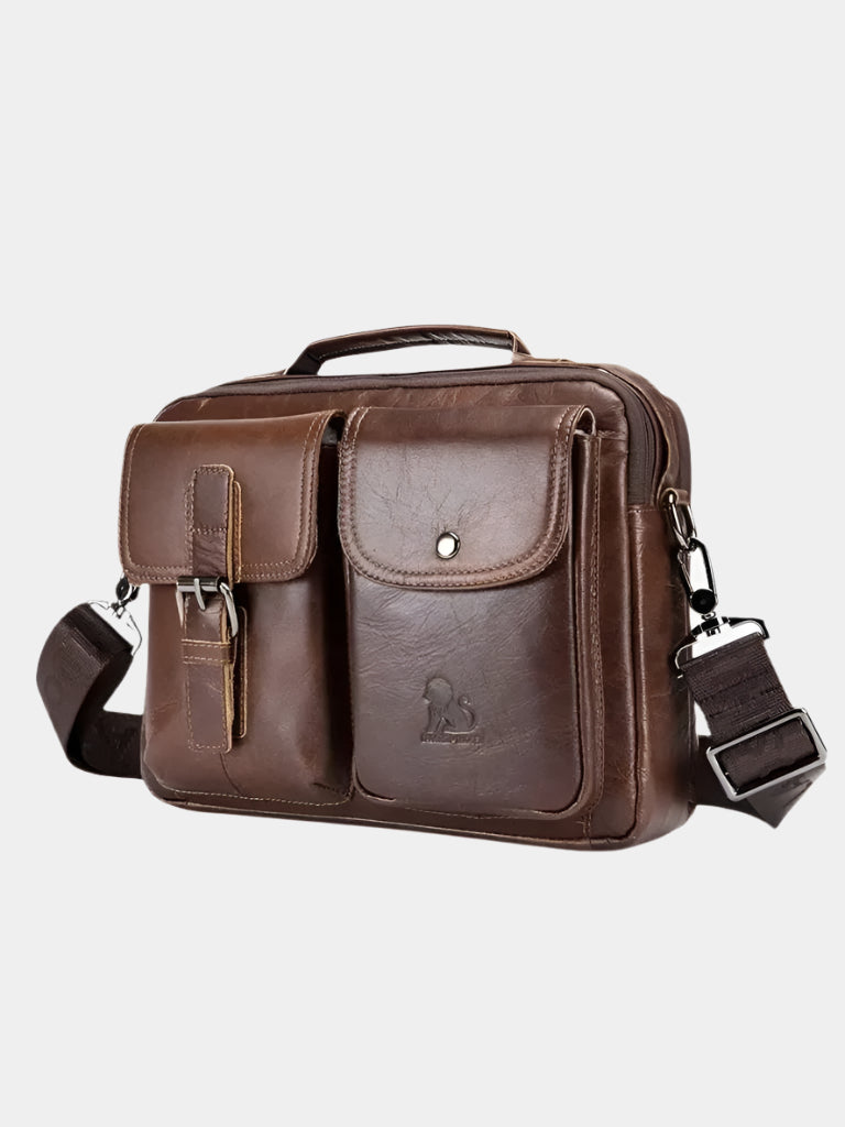 URBAN EXECUTIVE LEATHER MESSENGER