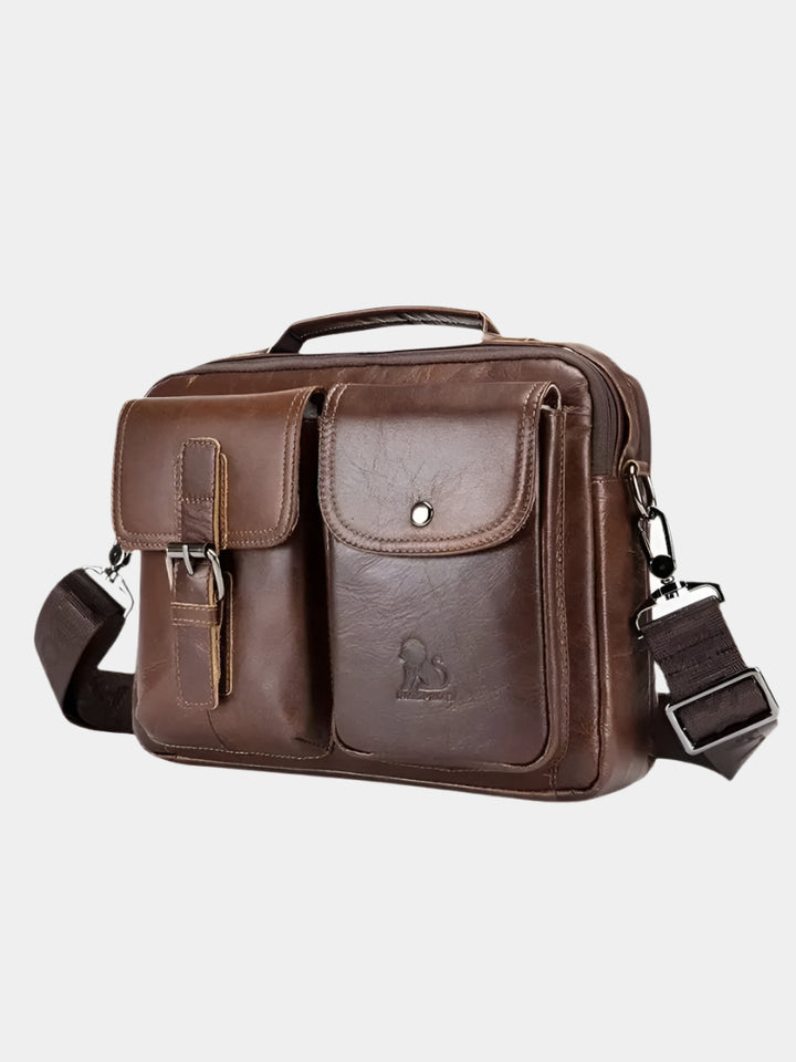 URBAN EXECUTIVE LEATHER MESSENGER