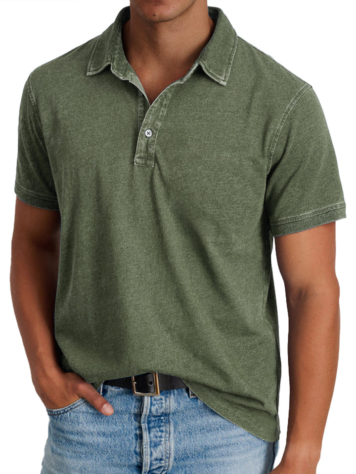 Casual Polo with a Collar