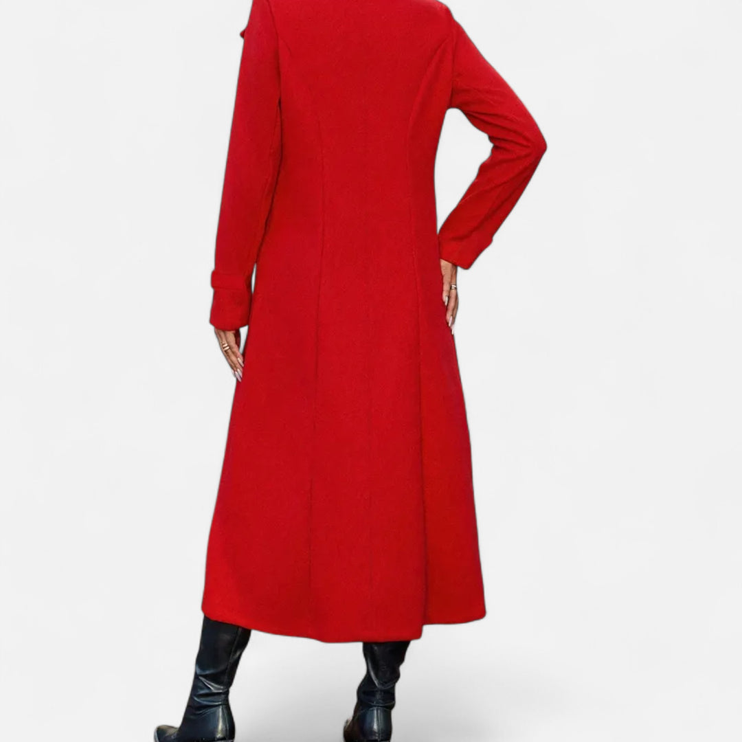 NOMU Lifestyle | Women’s Long Buttoned Coat – Heritage Comfort