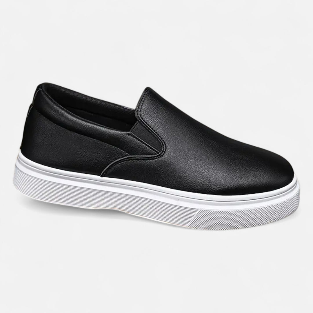 NOMU Lifestyle | Men’s Leather Casual Sneakers – Refined Comfort