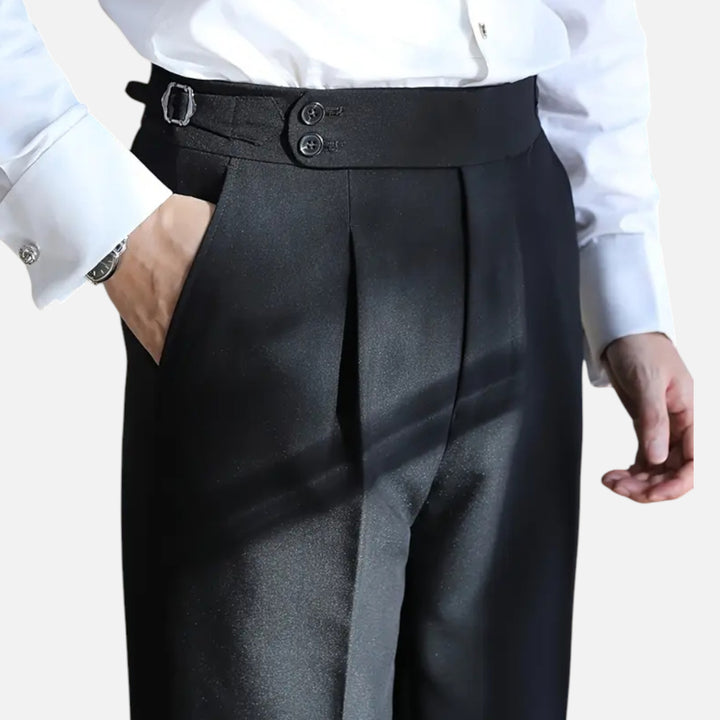 NOMU Lifestyle | Men’s High Waist Formal Dress Trousers