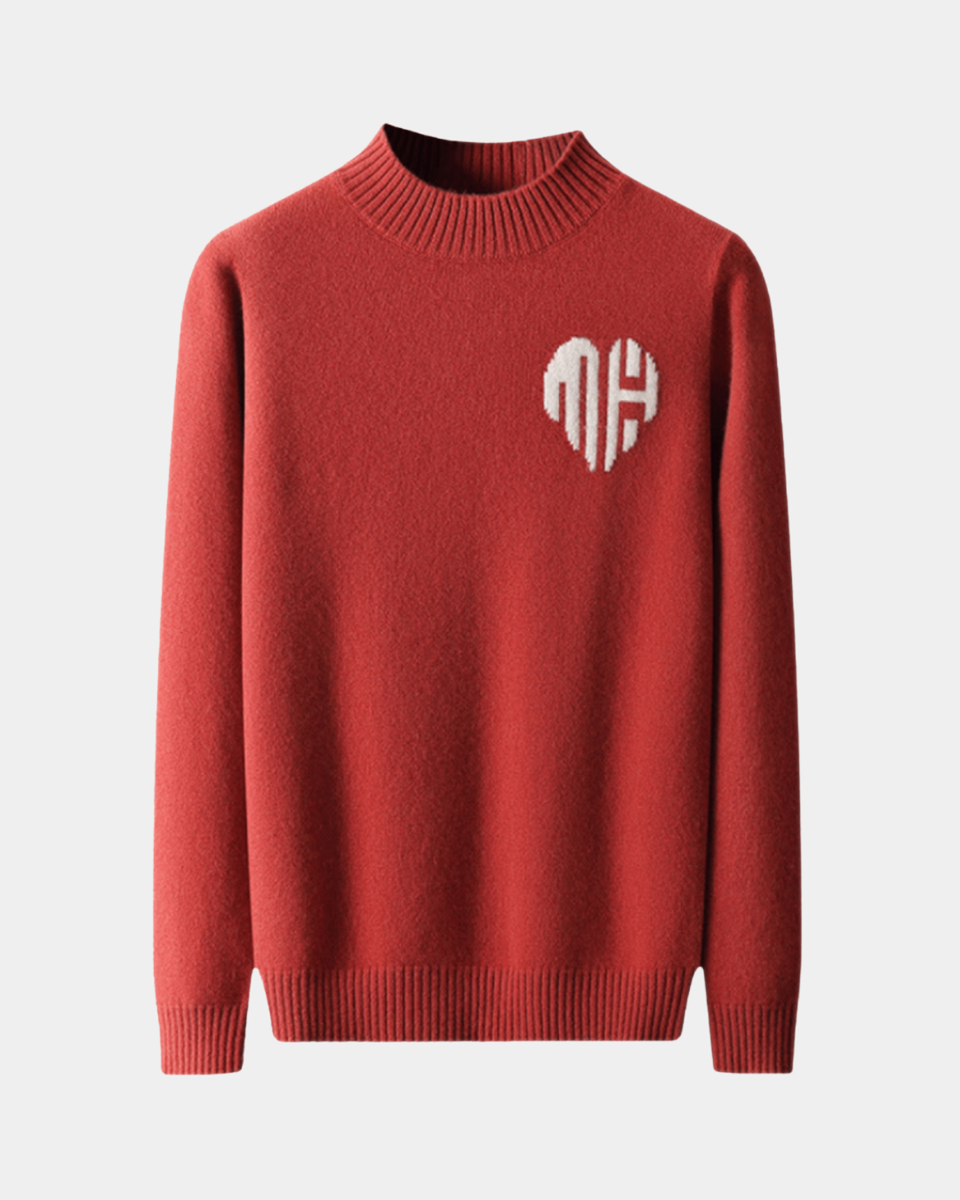 LOGO BESTICKTER PULLOVER MIT RUNDHALSAUSSCHNITT