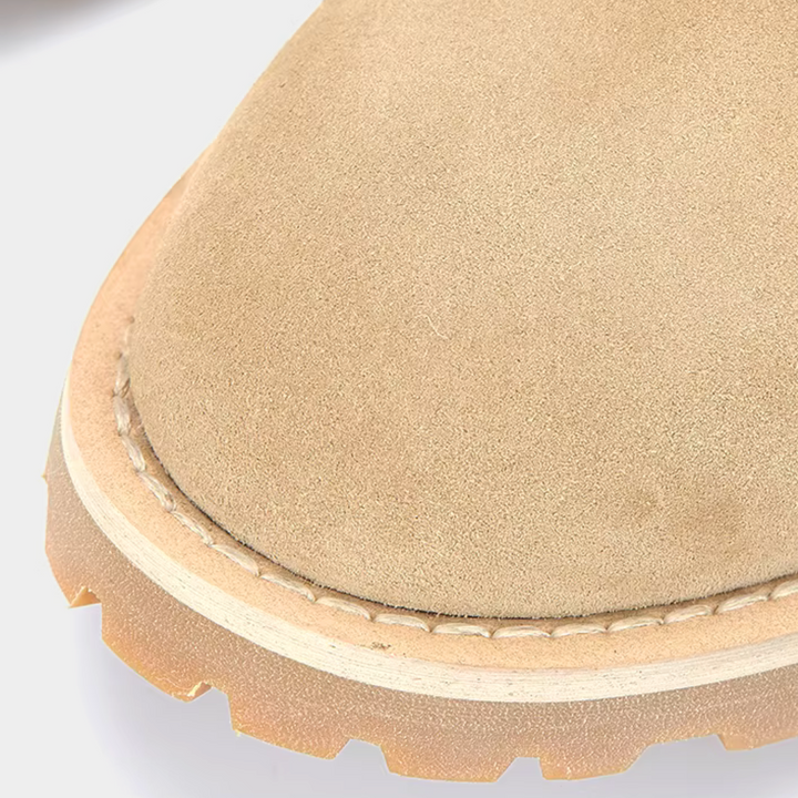 Women's Suede Winter Boot – Minimalist Luxury