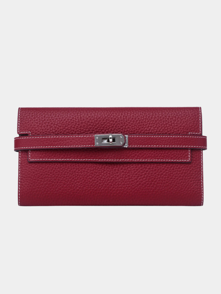 ELEGANT LOCK FLAP WALLET
