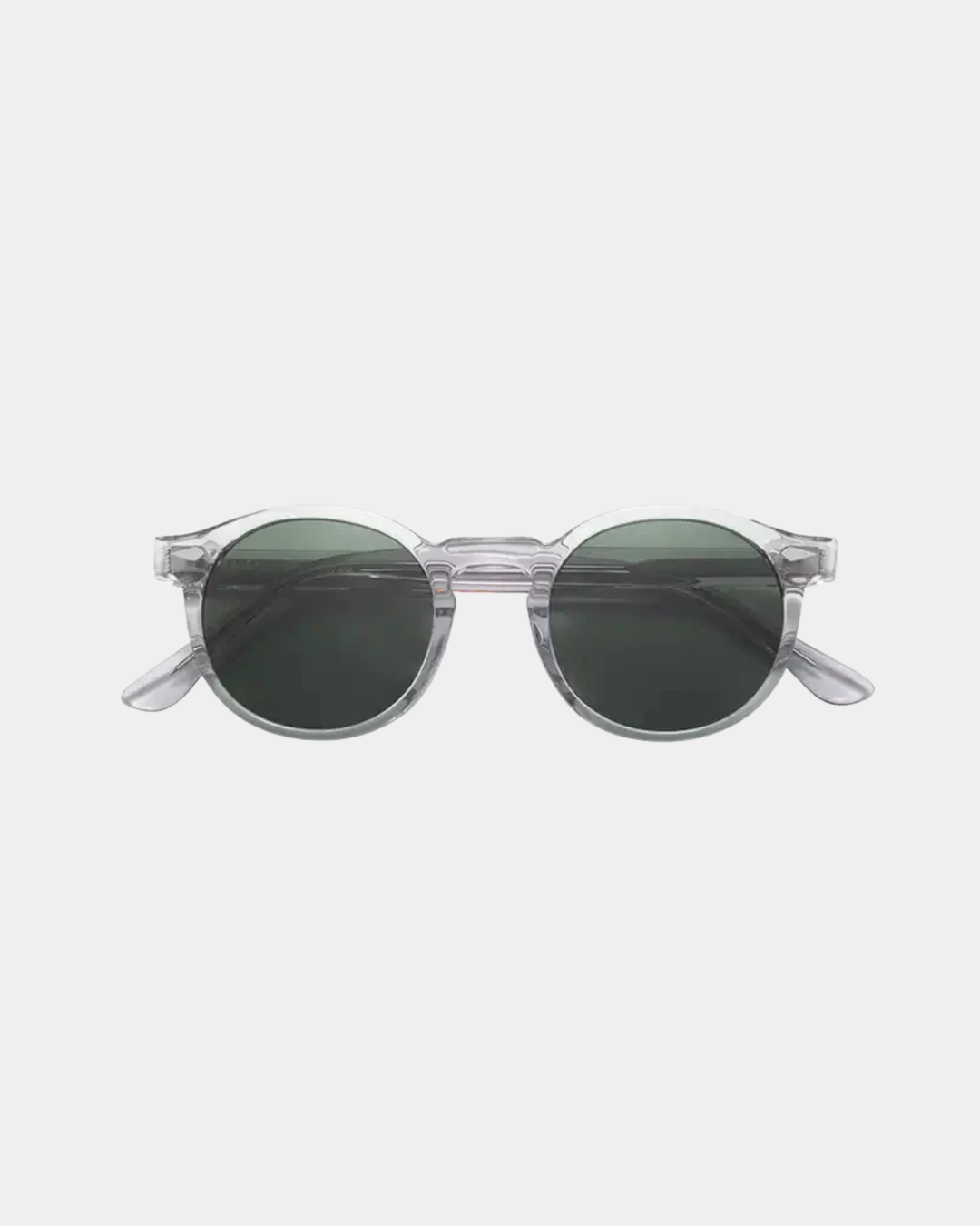 RUNDE RETRO SONNENBRILLE MIT KLAREM RAHMEN