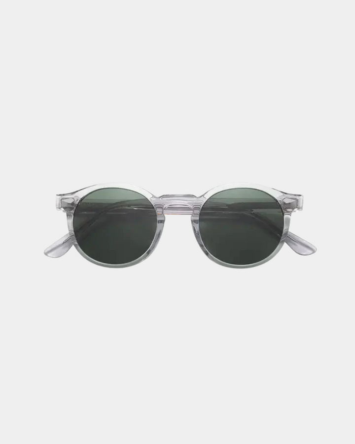 RUNDE RETRO SONNENBRILLE MIT KLAREM RAHMEN