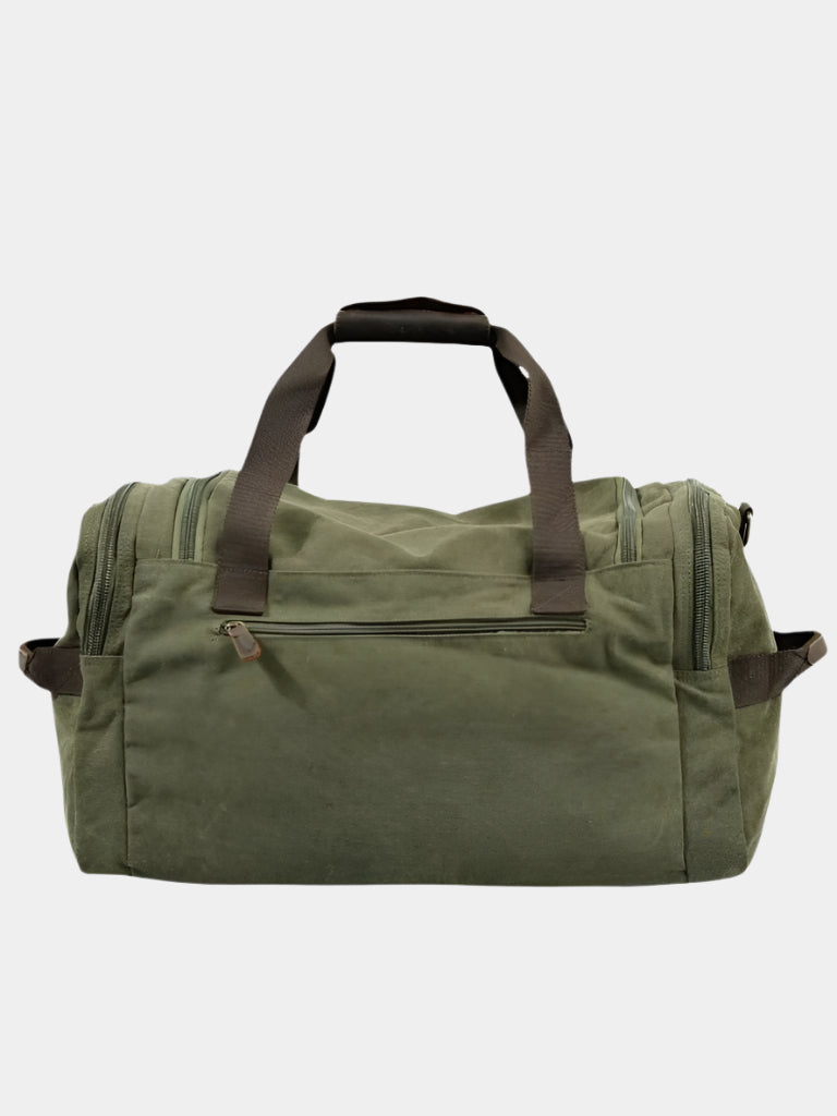 VINTAGE CANVAS TRAVEL DUFFEL