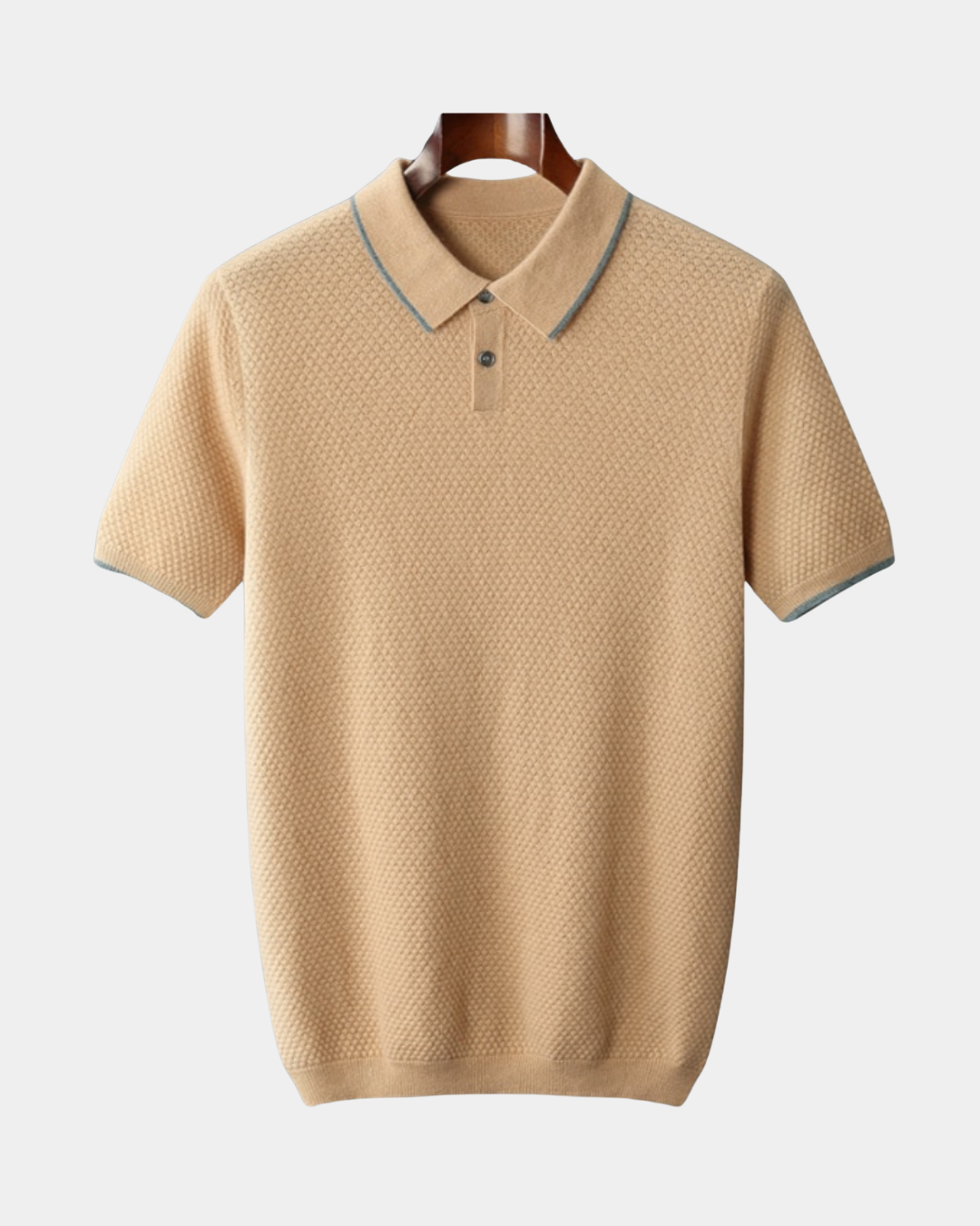 POLOSHIRT MIT KONTRASTKRAGEN