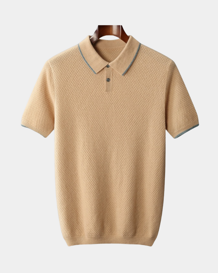 POLOSHIRT MIT KONTRASTKRAGEN