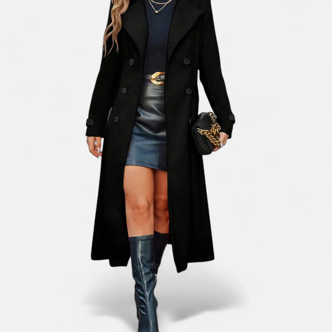 NOMU Lifestyle | Women’s Long Buttoned Coat – Heritage Comfort