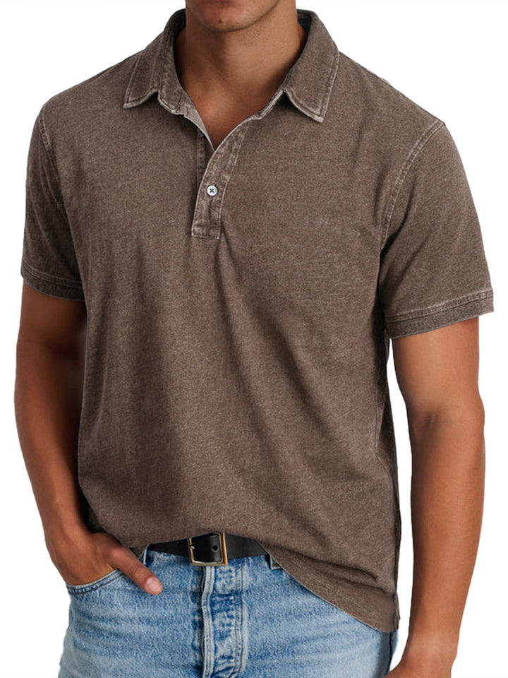 Casual Polo with a Collar