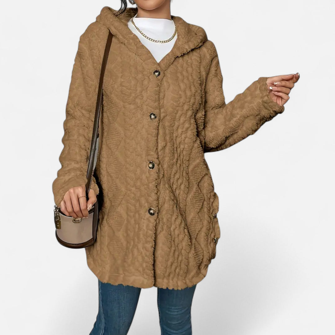 NOMU Lifestyle | Women’s Jacquard Hooded Coat – Heritage Luxe