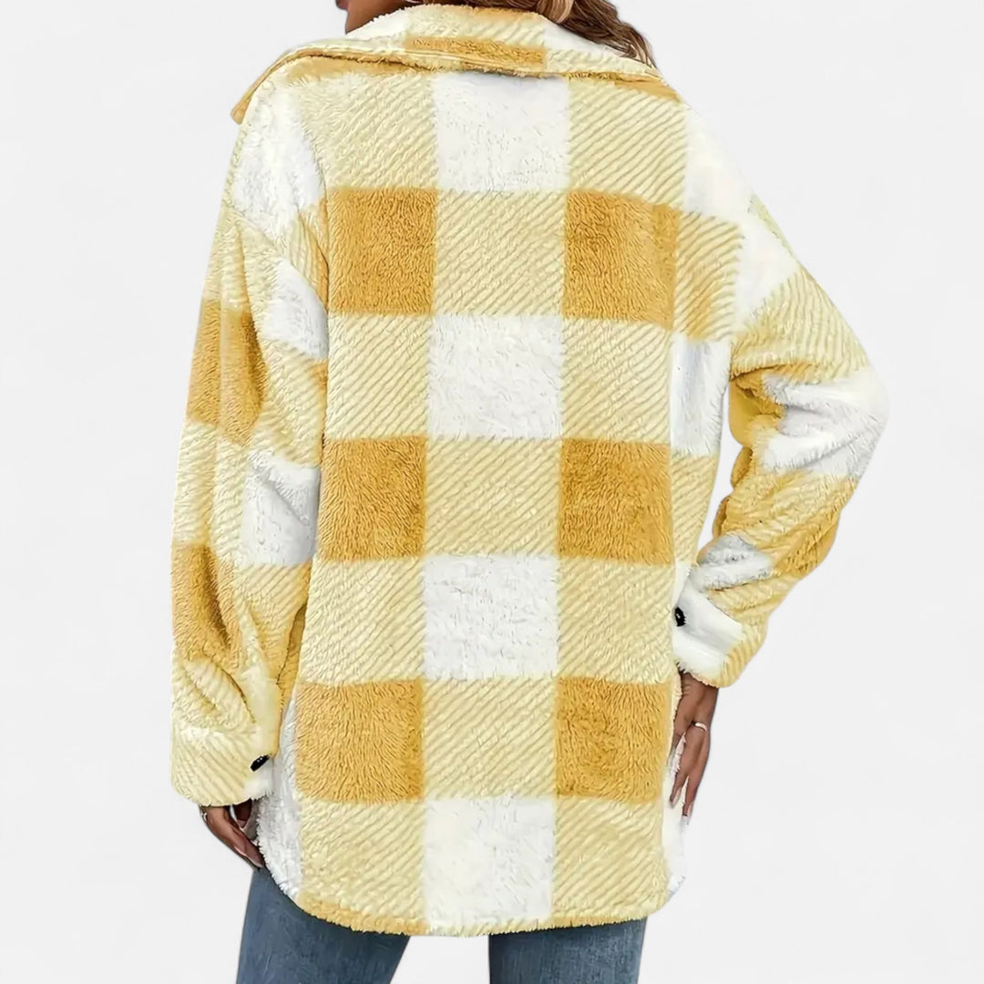 NOMU Lifestyle | Women’s Plush Fleece Coat – Timeless Elegance