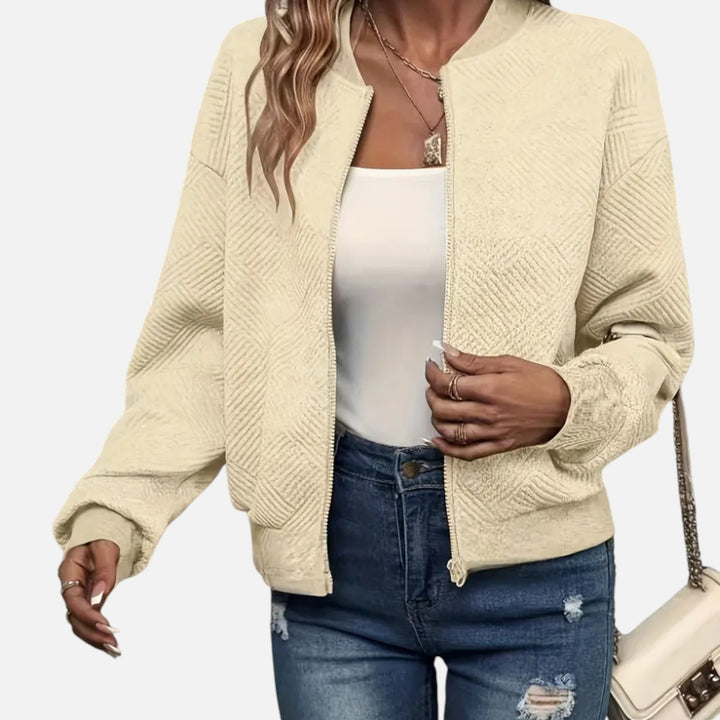 NOMU Lifestyle | Women’s Solid Textured Jacket – Refined Everyday Style