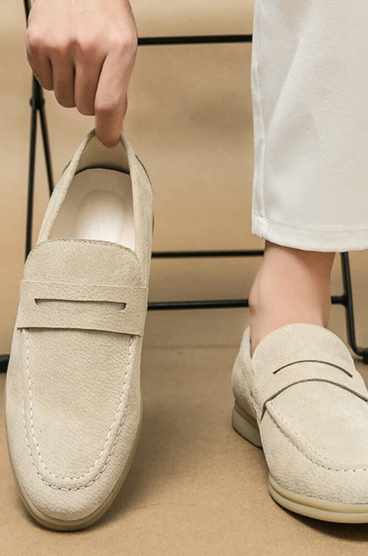 Suede Leather Loafers
