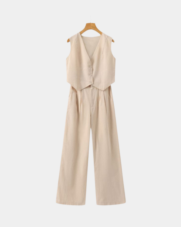 MINIMAL SLEEVELESS JUMPSUIT