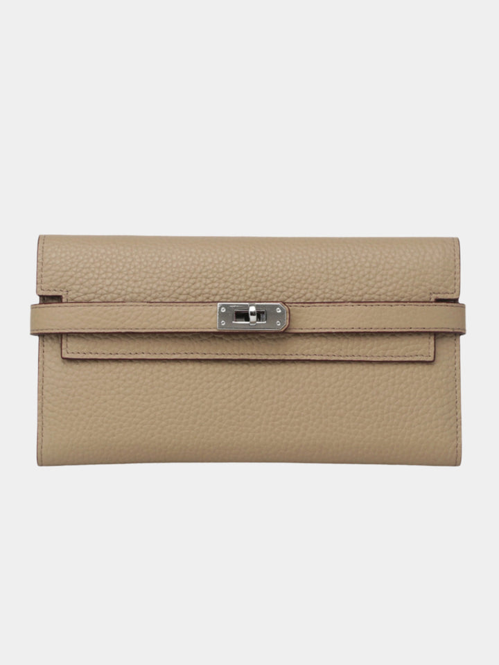 ELEGANT LOCK FLAP WALLET