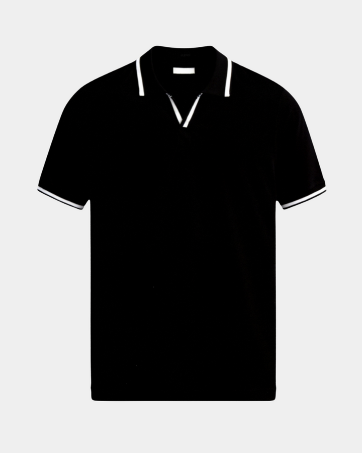 POLOSHIRT MIT PASPELIERUNG