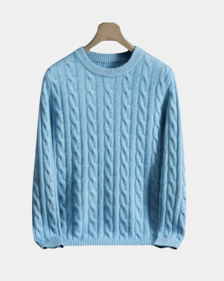 HERITAGE CABLE STITCH KNIT SWEATER