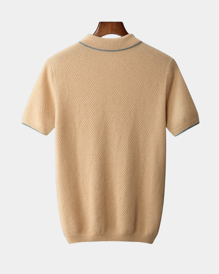 POLOSHIRT MIT KONTRASTKRAGEN