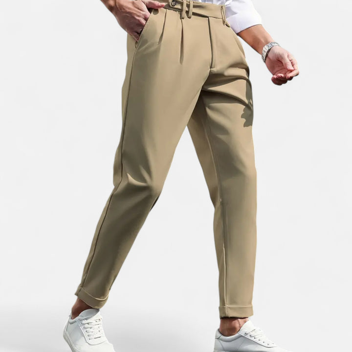NOMU Lifestyle | Men’s Slim Fit Casual Suit Trousers
