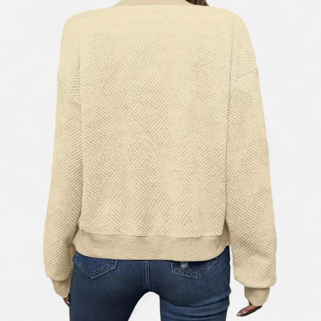 NOMU Lifestyle | Women’s Solid Textured Jacket – Refined Everyday Style