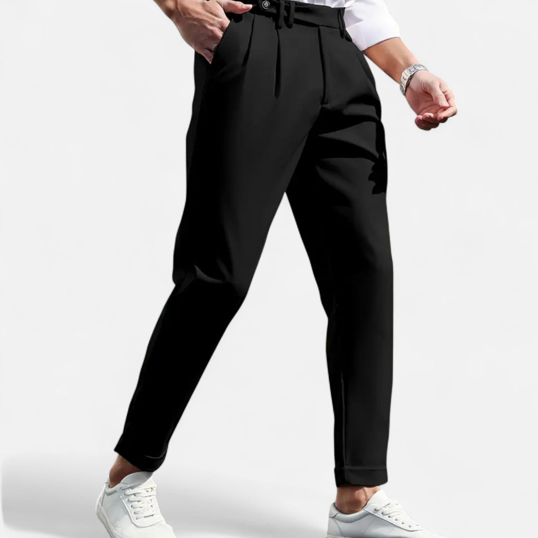 NOMU Lifestyle | Men’s Slim Fit Casual Suit Trousers
