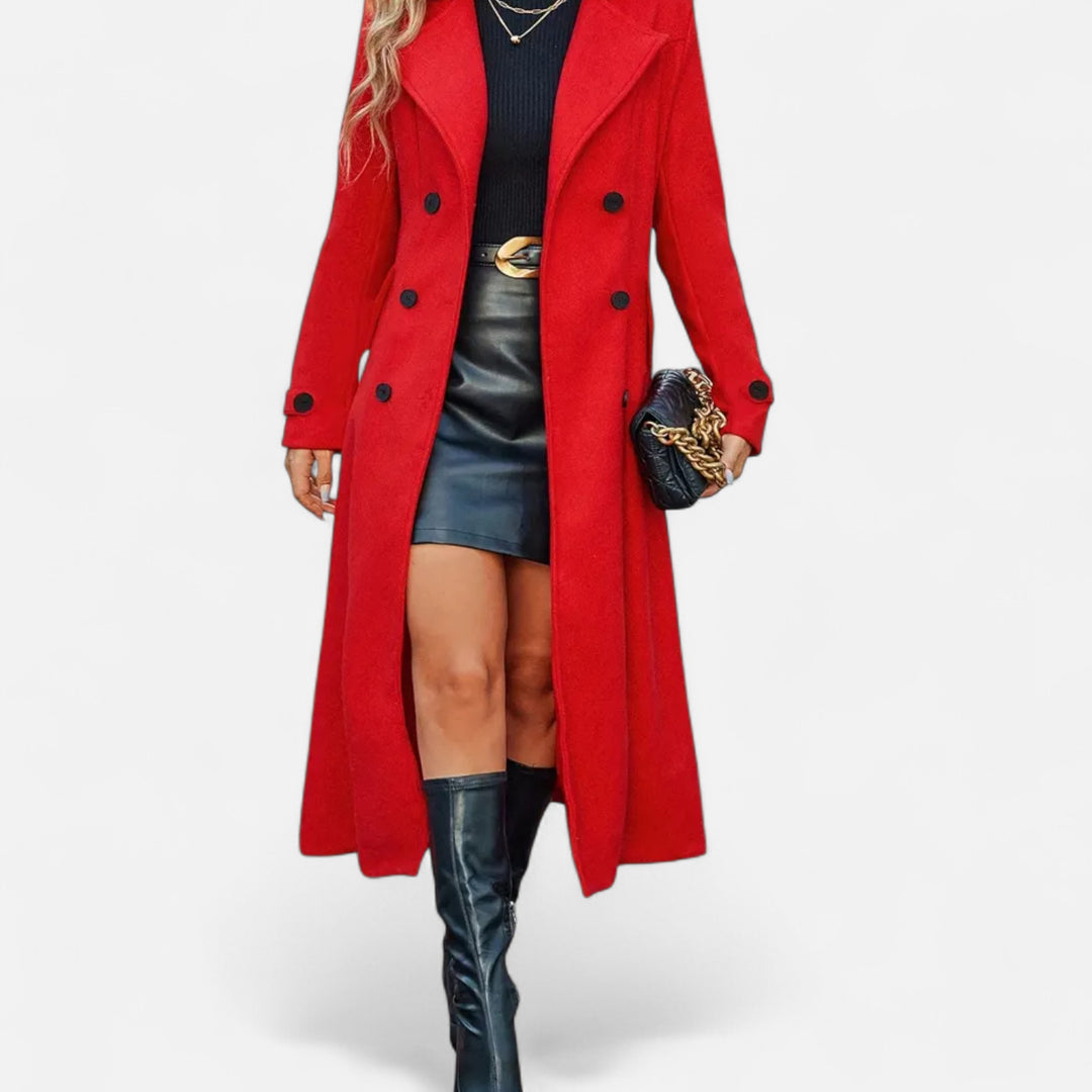 NOMU Lifestyle | Women’s Long Buttoned Coat – Heritage Comfort