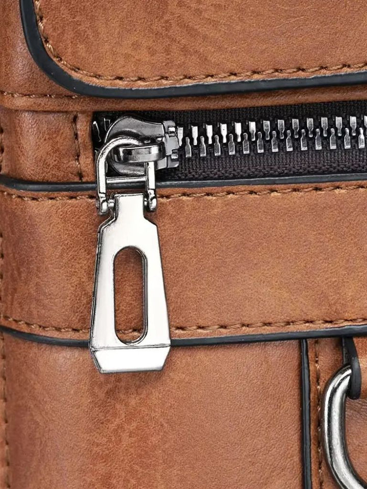 RETRO SQUARE FLAP SATCHEL BAG