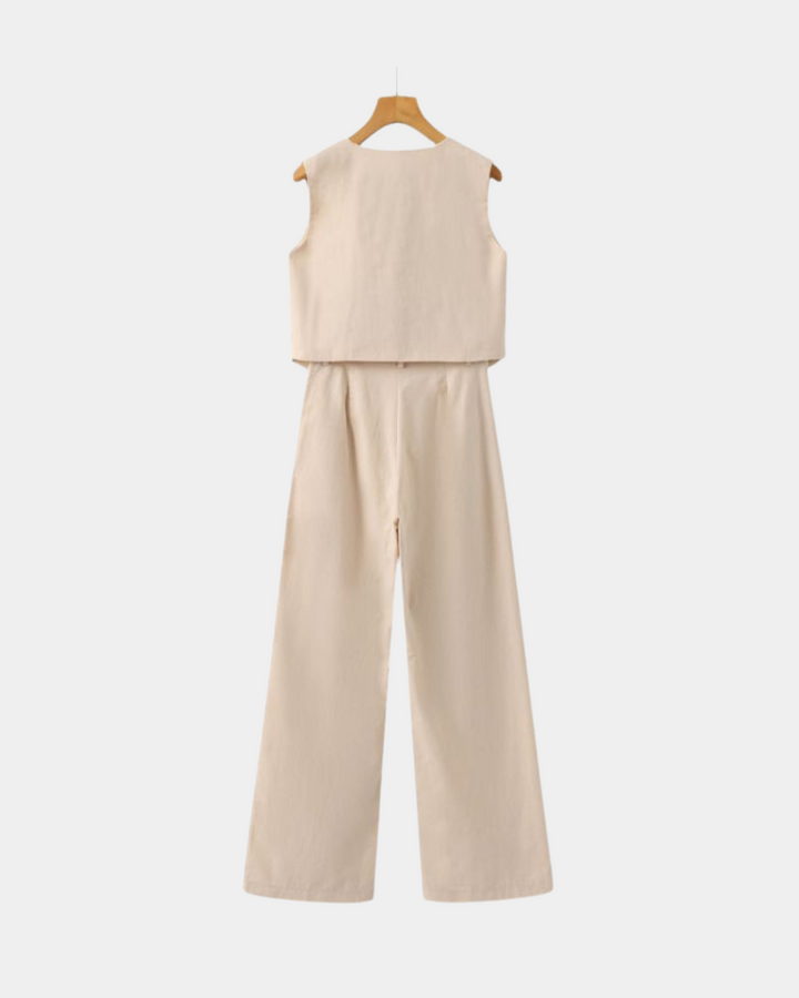 MINIMAL SLEEVELESS JUMPSUIT