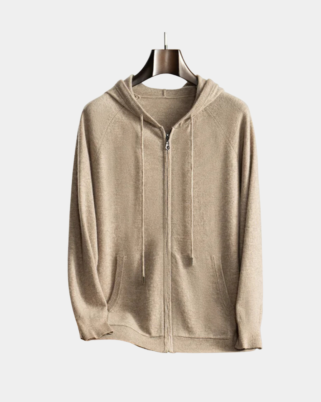 ESSENTIAL SOFT KNIT ZIP HOODIE