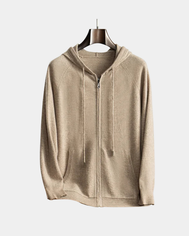 ESSENTIAL SOFT KNIT ZIP HOODIE