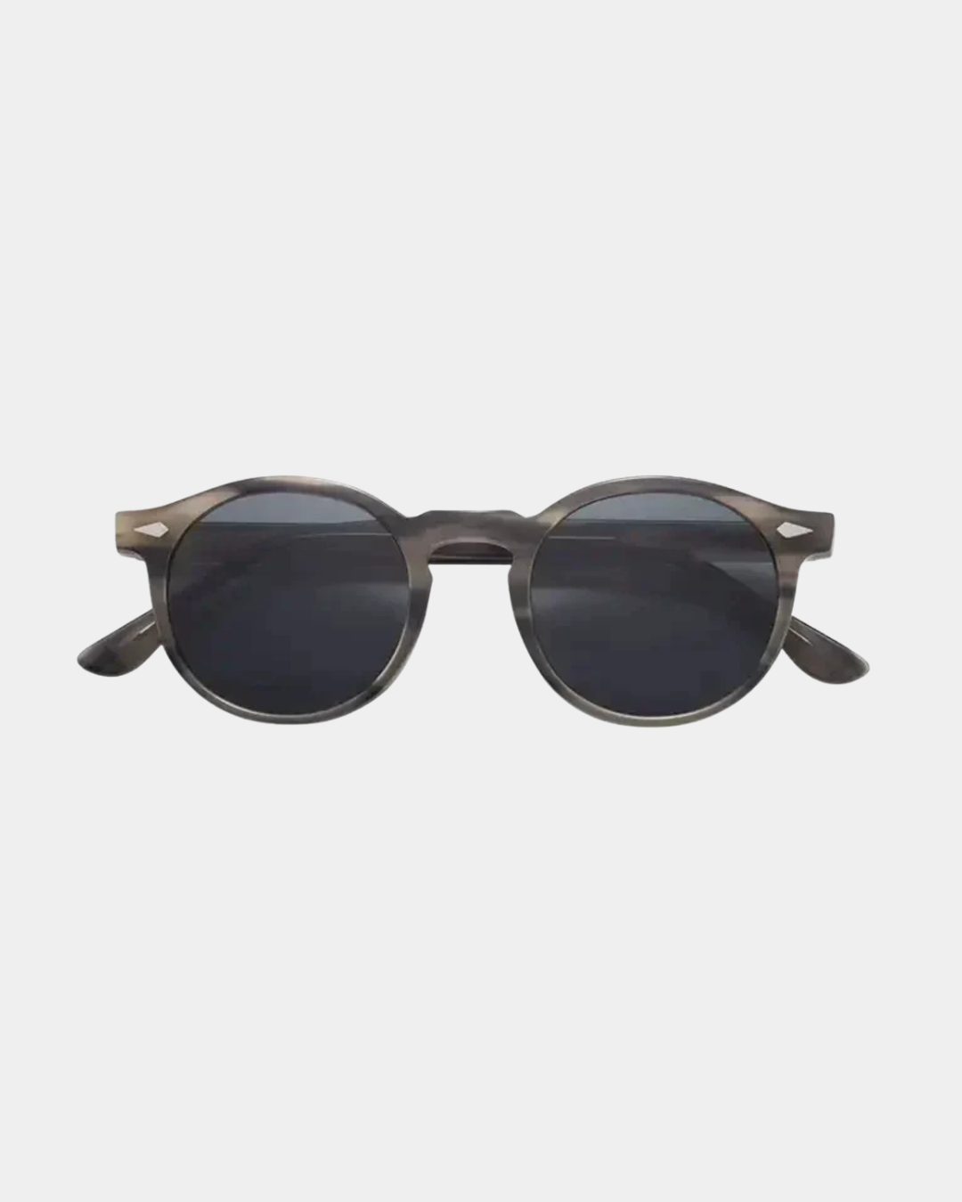 RUNDE RETRO SONNENBRILLE MIT KLAREM RAHMEN