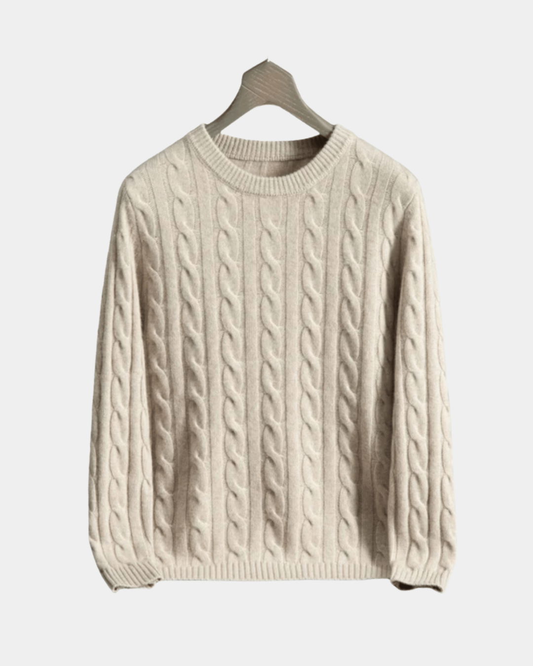 HERITAGE CABLE STITCH KNIT SWEATER