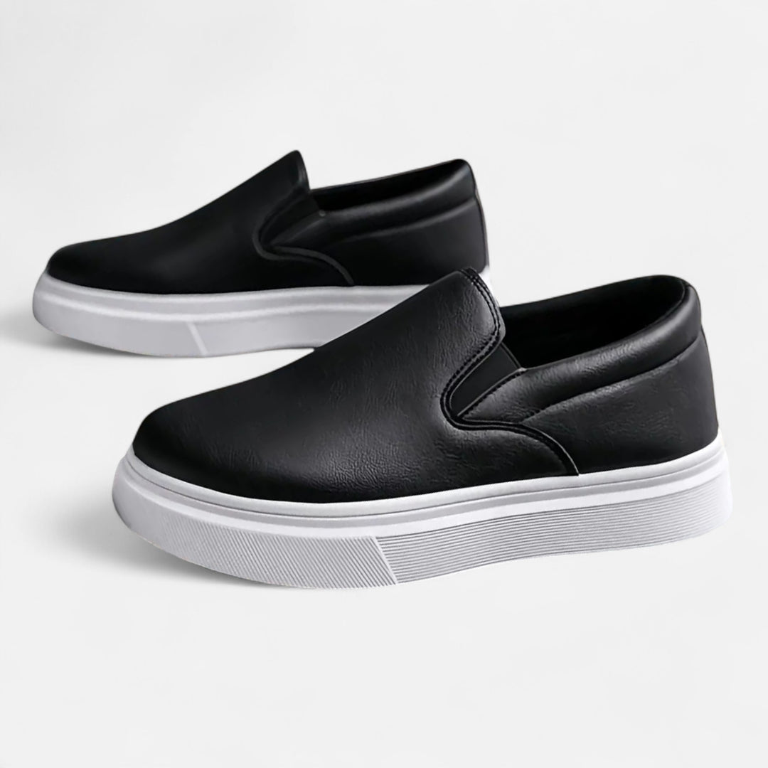 NOMU Lifestyle | Men’s Leather Casual Sneakers – Refined Comfort