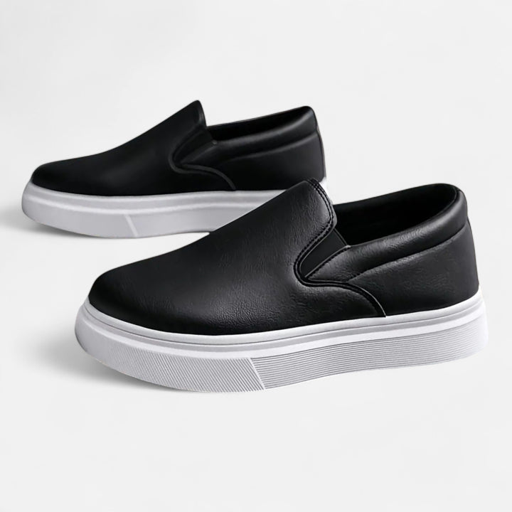 NOMU Lifestyle | Men’s Leather Casual Sneakers – Refined Comfort