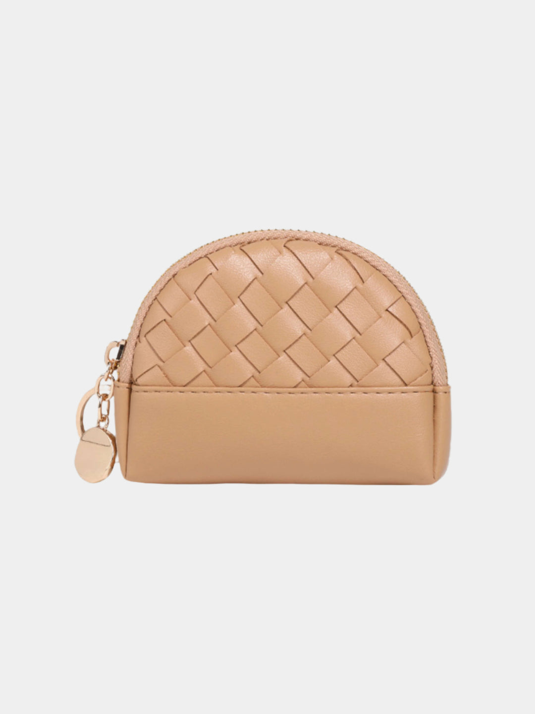 WOVEN MINI ZIP COIN PURSE