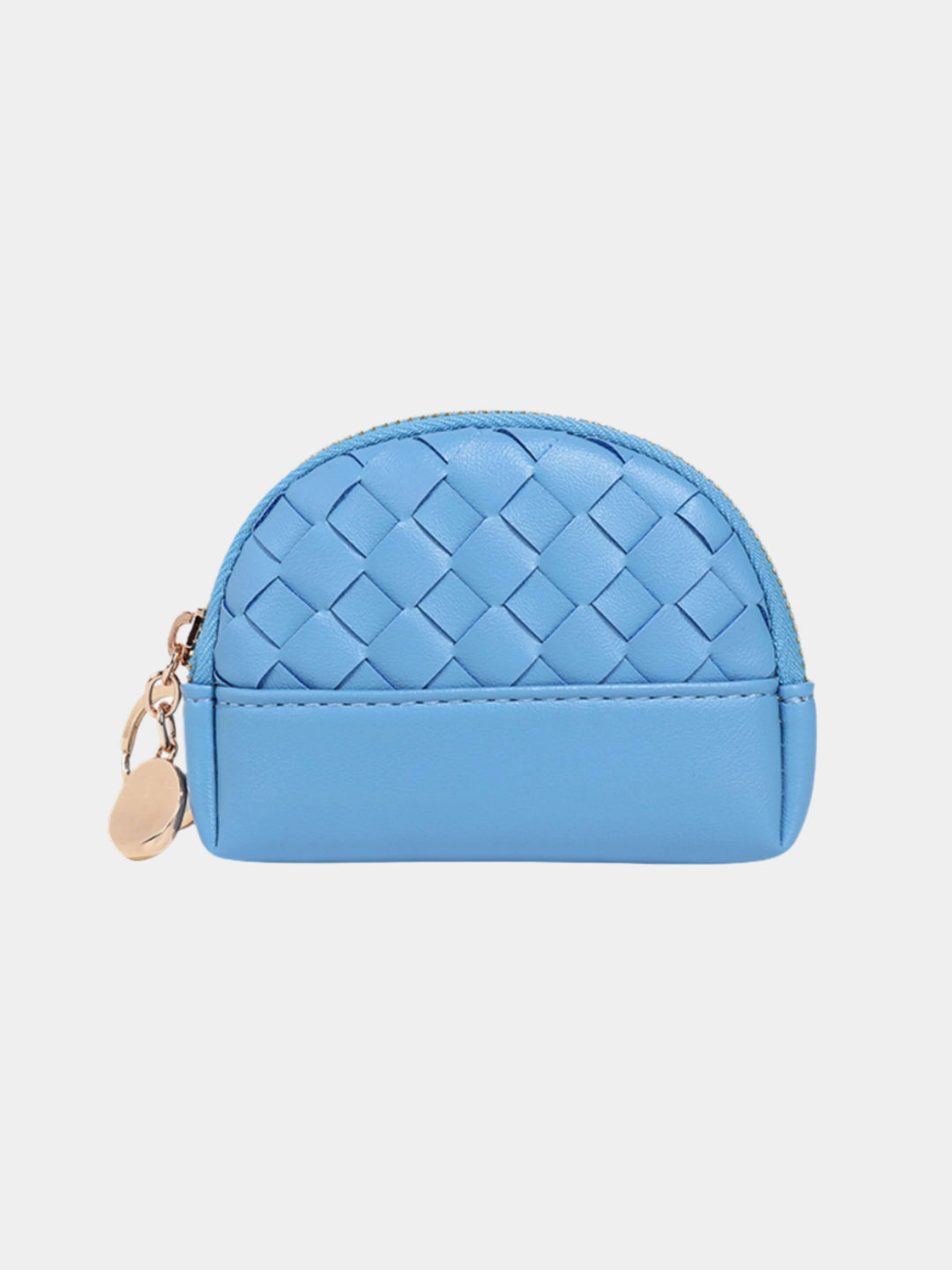 WOVEN MINI ZIP COIN PURSE
