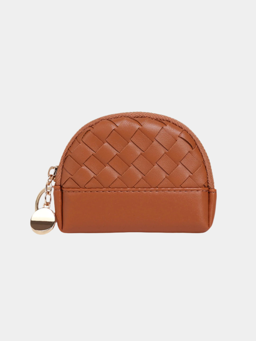 WOVEN MINI ZIP COIN PURSE