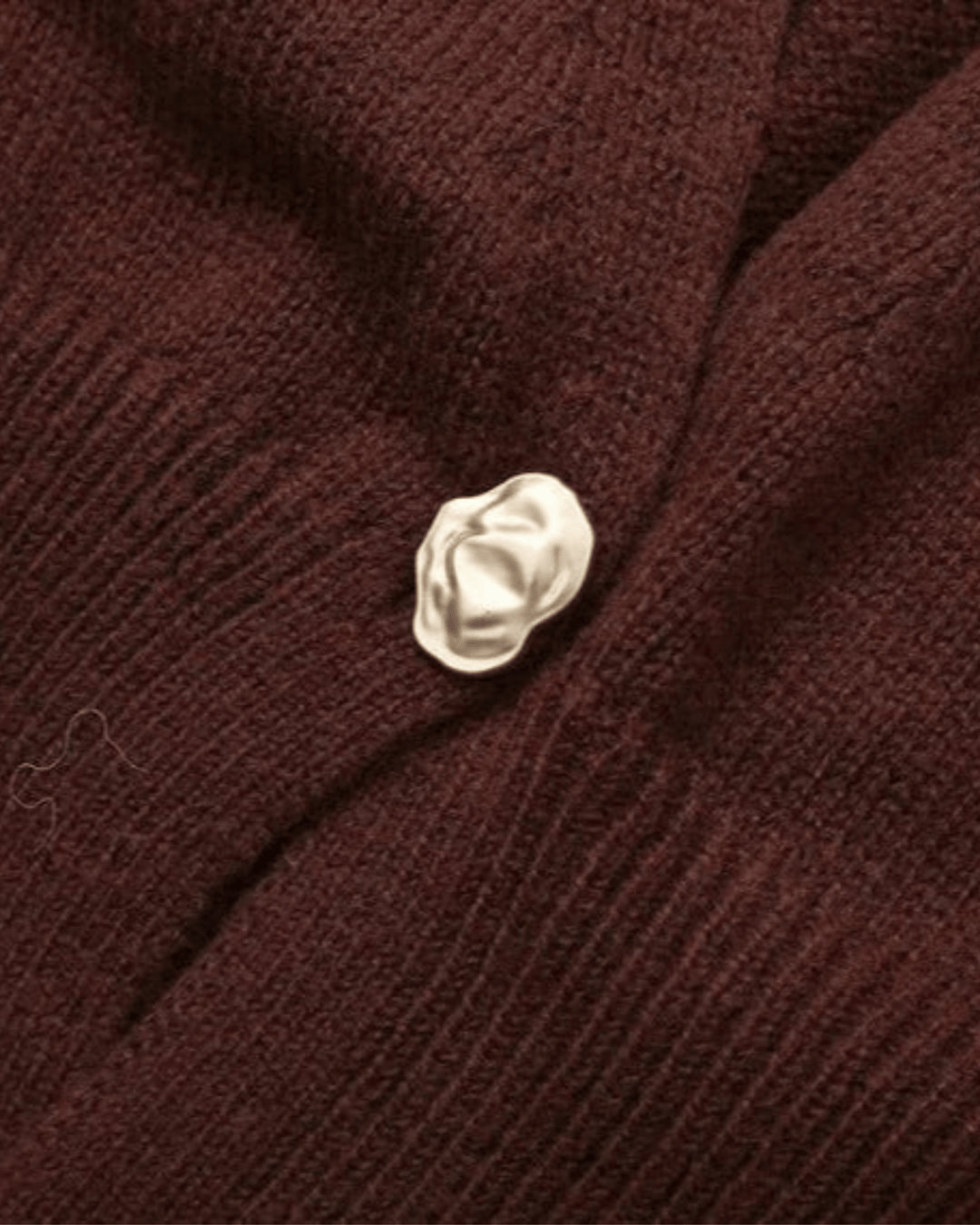 DEEP V SINGLE-BUTTON CARDIGAN