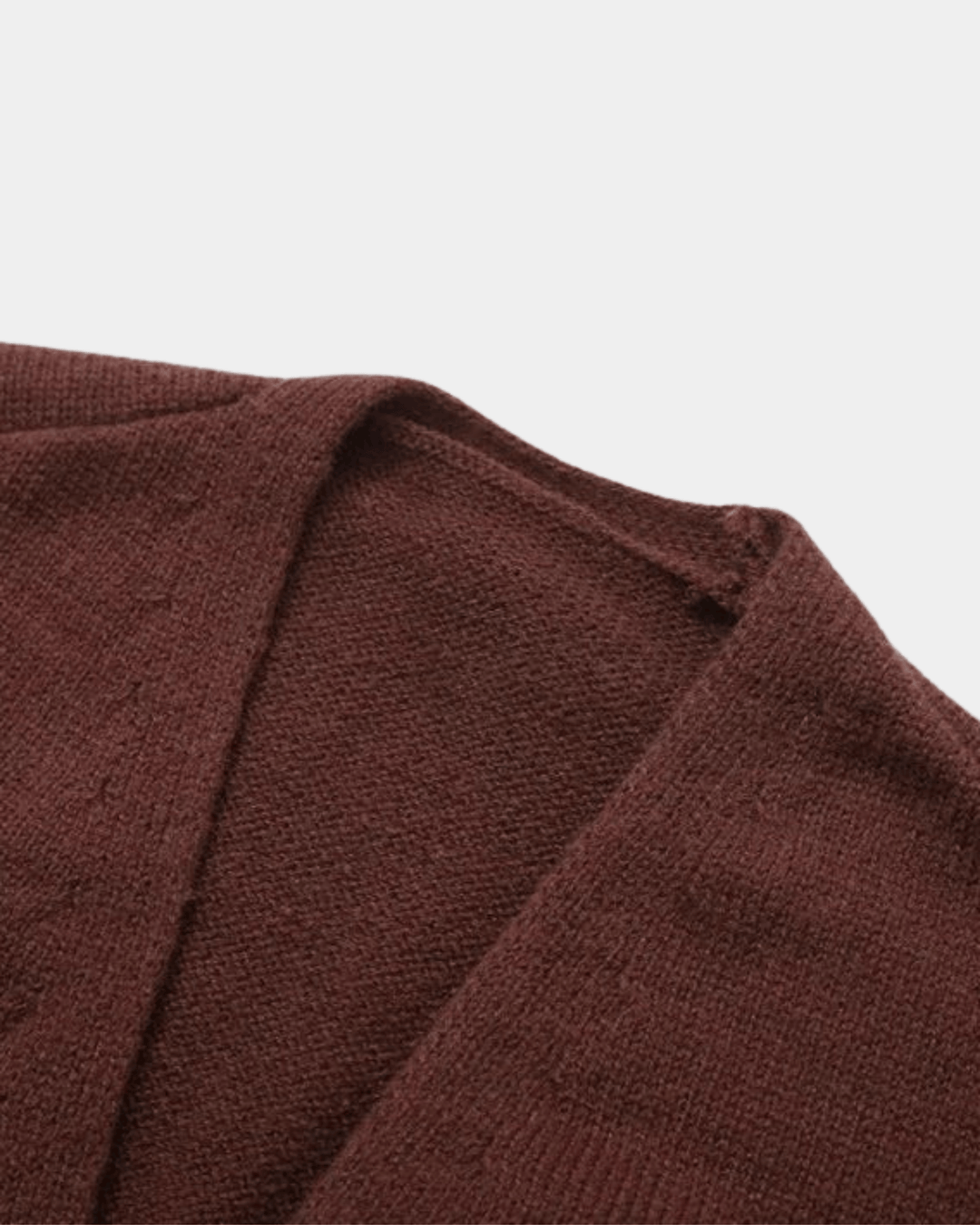 DEEP V SINGLE-BUTTON CARDIGAN