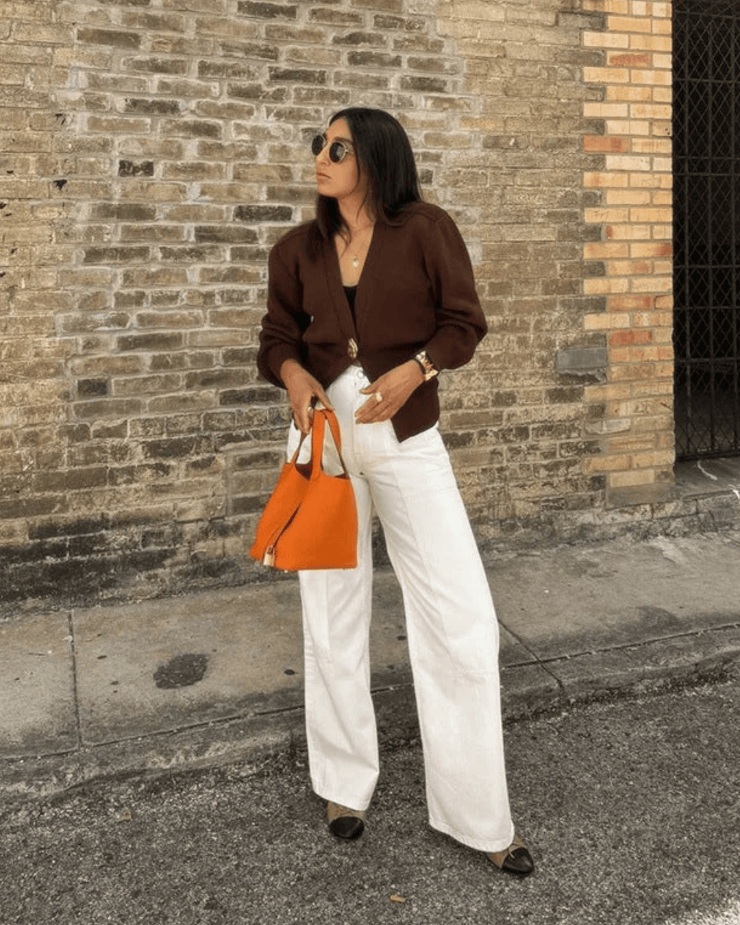 DEEP V SINGLE-BUTTON CARDIGAN